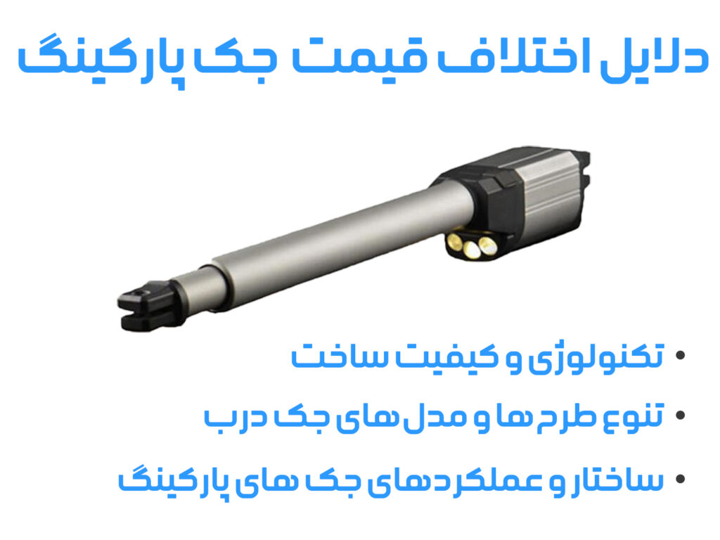 دلایل اختلاف قیمت جک پارکینگ