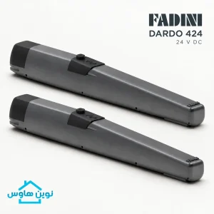نمای دو بازوی جک پارکینگ فادینی DARDO 424 با بدنه خاکستری
